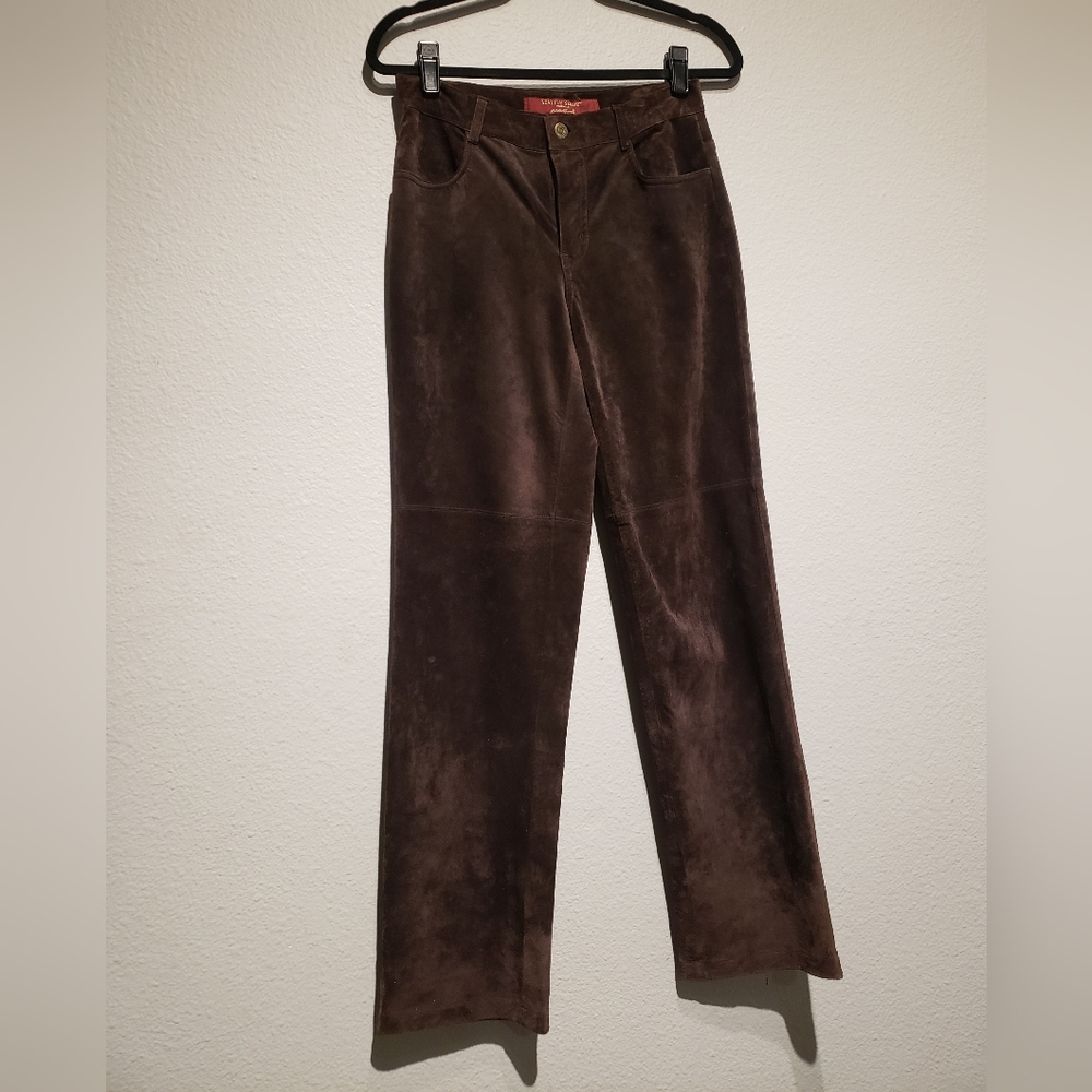 Suede Eddie Bauer Straight Leg Pants